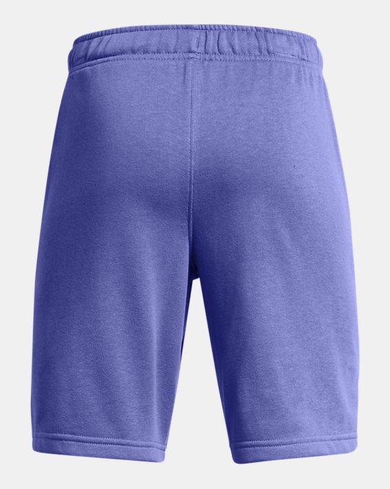 UA Rival Shorts aus French Terry für Jungen, Purple, pdpMainDesktop image number 1